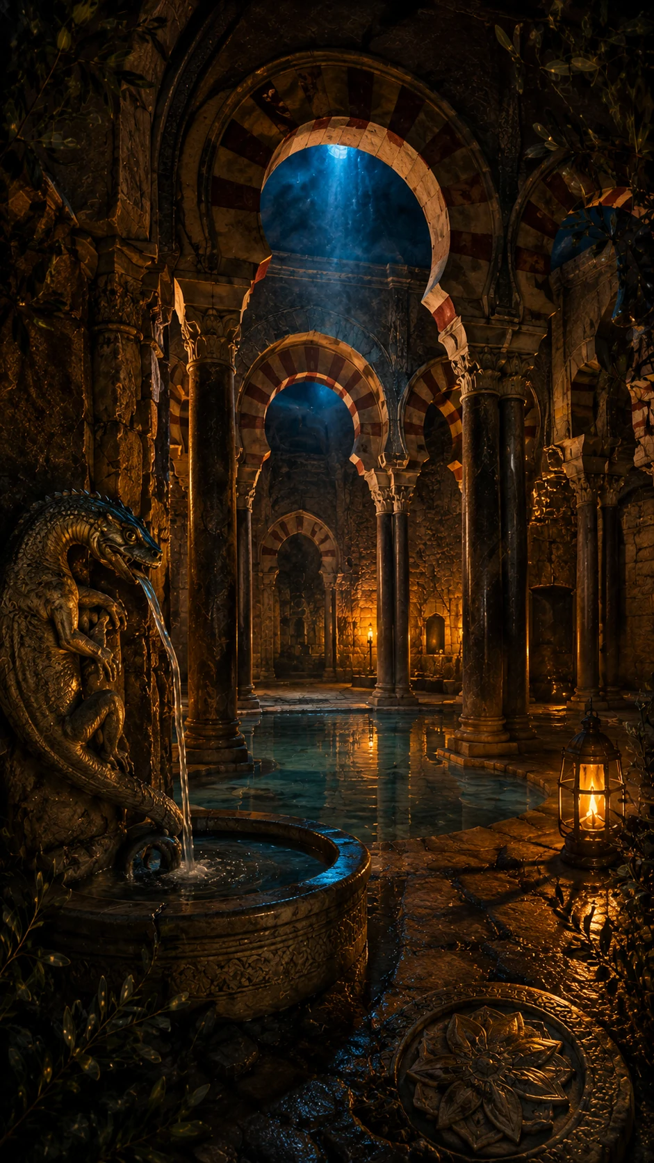 Galería inspirada visualmente en los Baños Árabes de Jaén